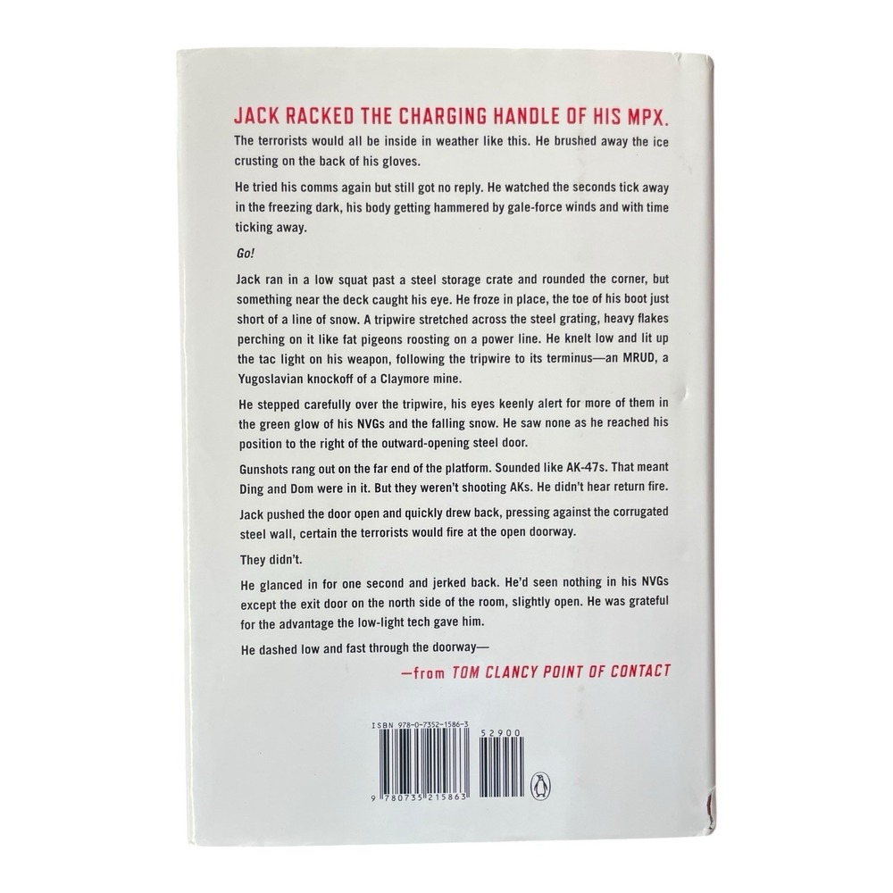 Point‎ Of Contact Jack Ryan Jr Novel Tom Clancy & Mike Maden Hardcover - Picture 2 of 3